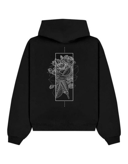 Black Graphics Hoodie
