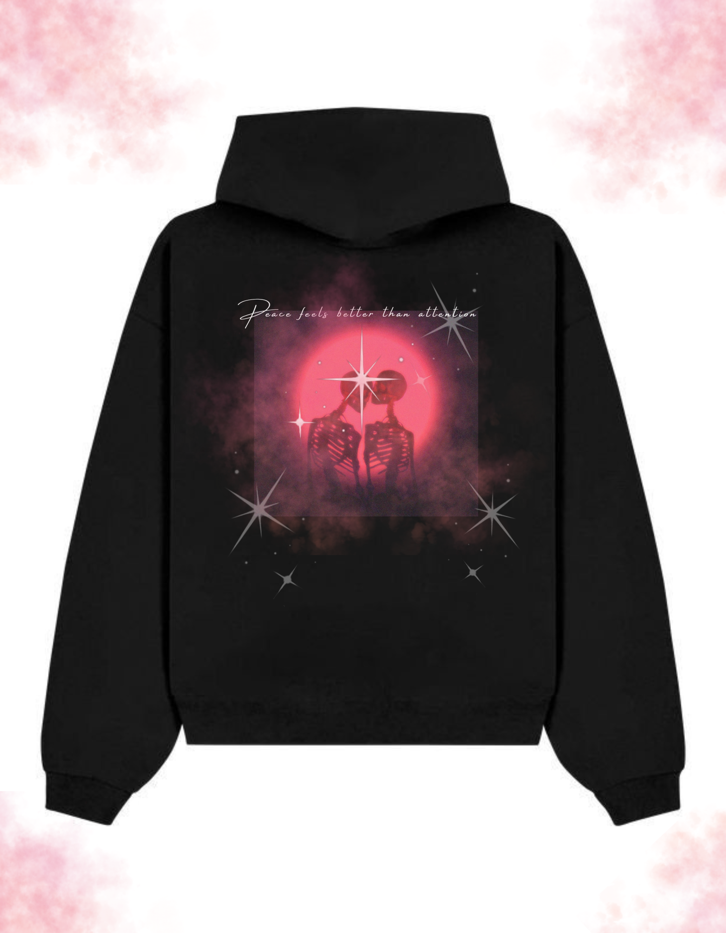 Black Graphics Hoodie