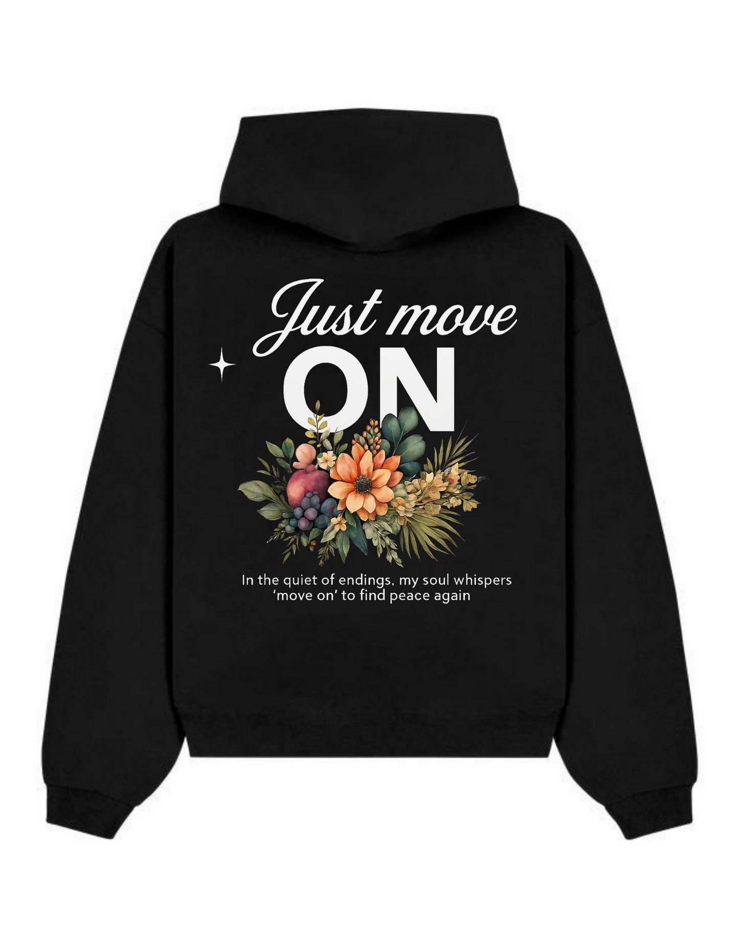 Black Graphics Hoodie