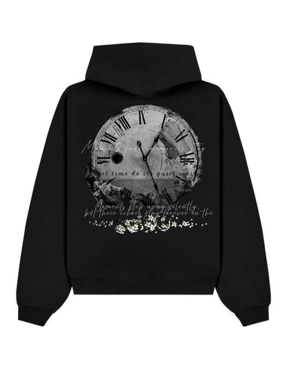 Black Graphics Hoodie