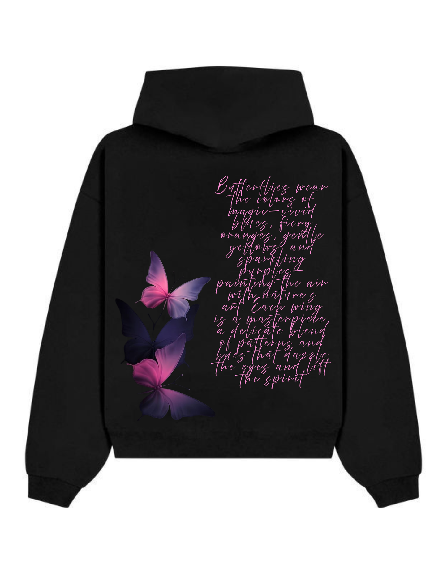Black Graphics Hoodie