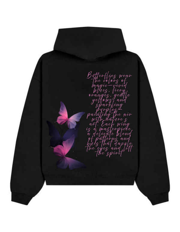Black Graphics Hoodie
