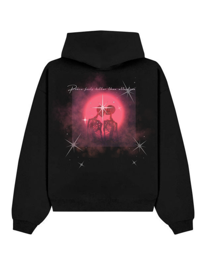 Black Graphics Hoodie