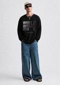 Series 24 Waffle Long Sleeve Oversized T-Shirt