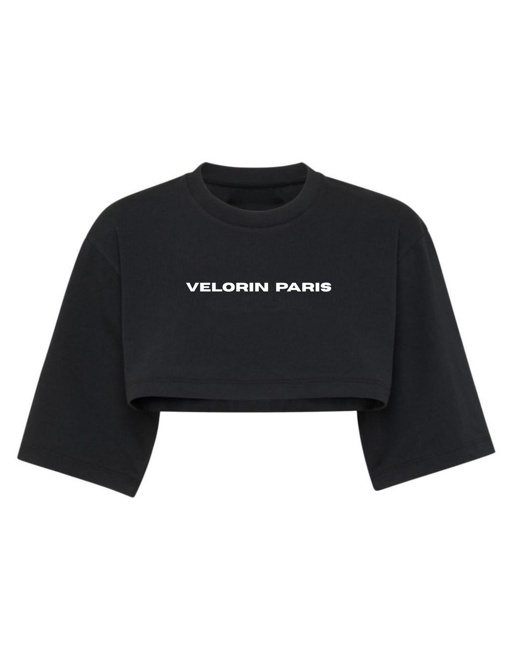 Signature Boxy Oversized Cropped T-Shirt