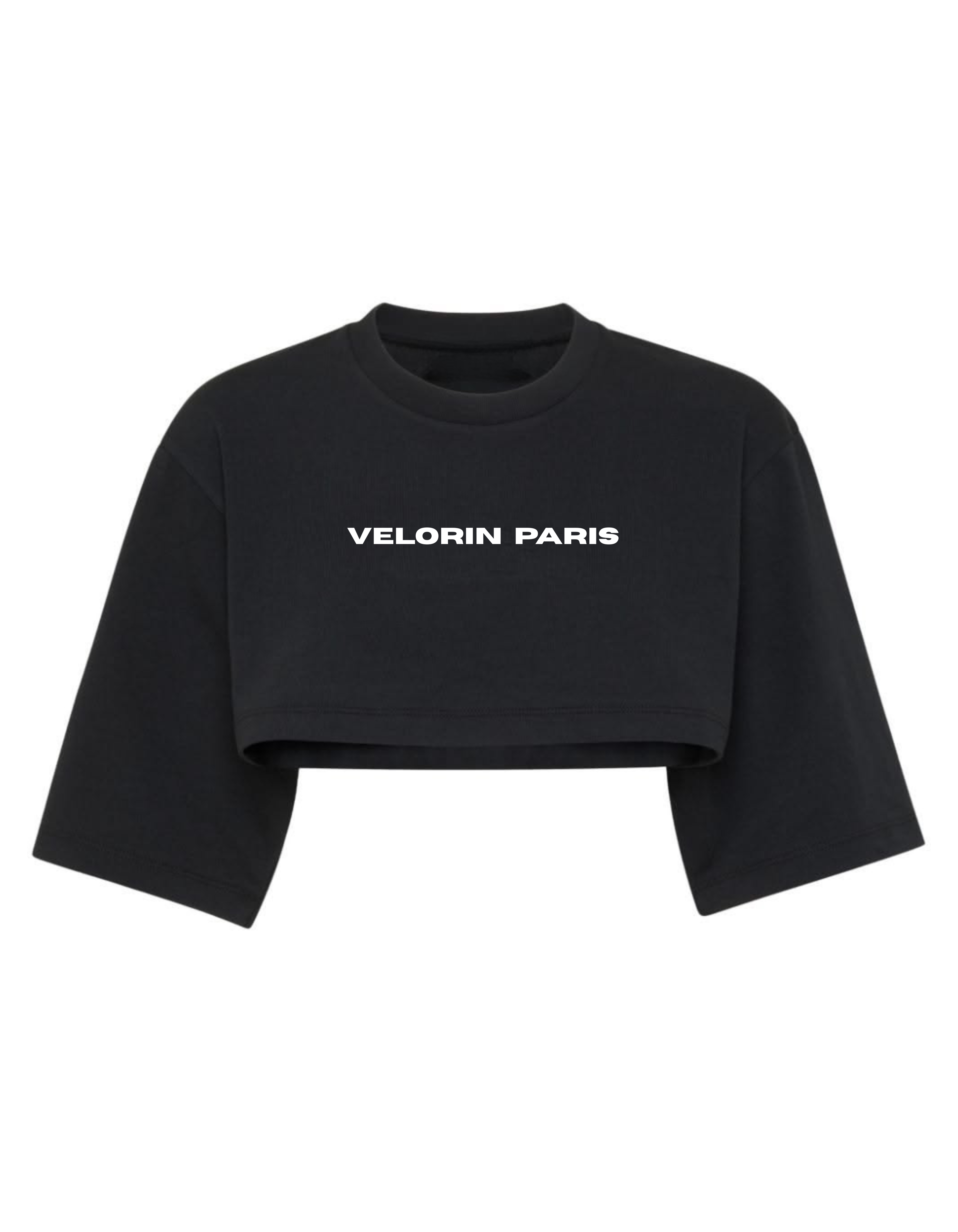 Signature Boxy Oversized Cropped T-Shirt