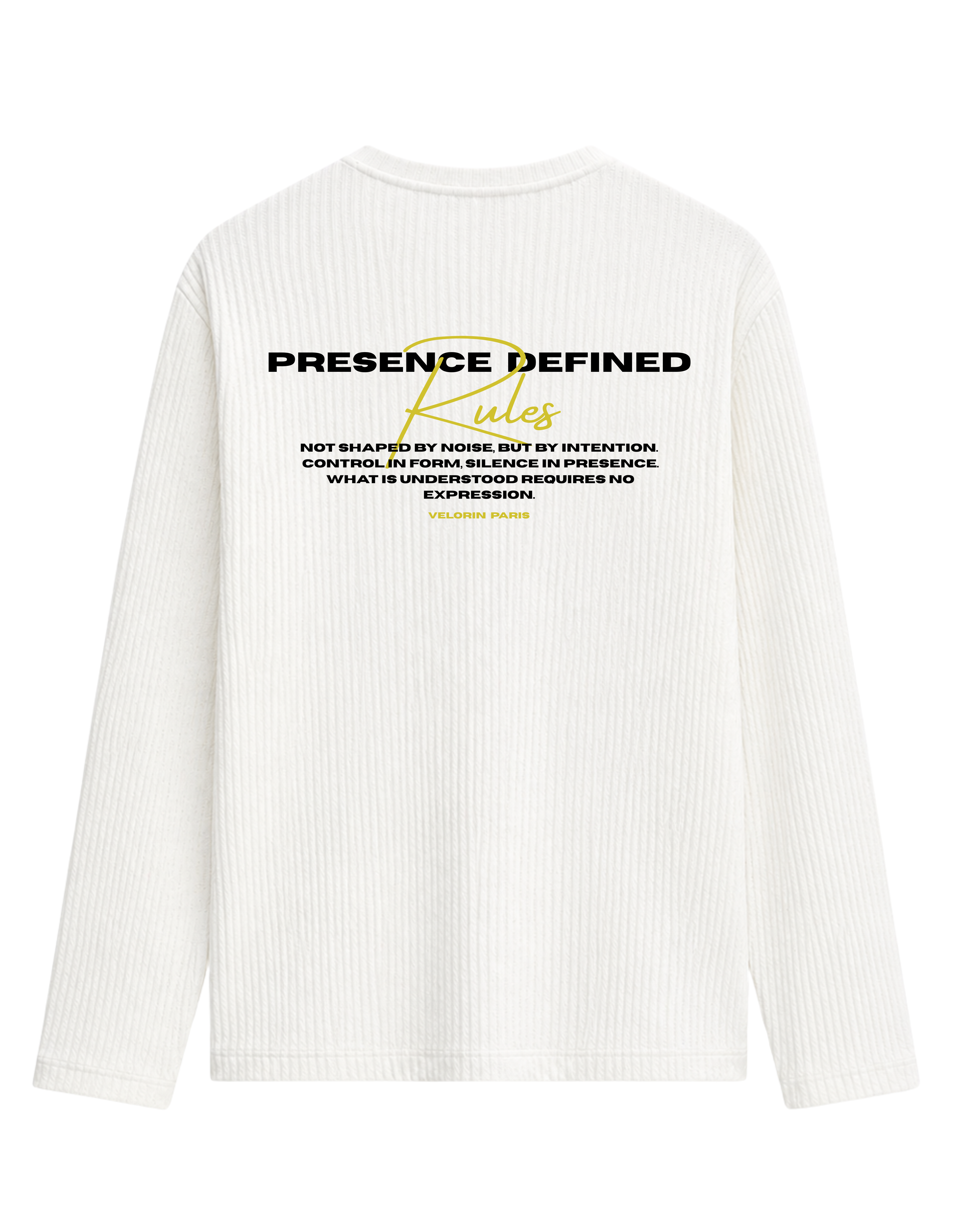 Presence Waffle Long Sleeve Oversized T-Shirt