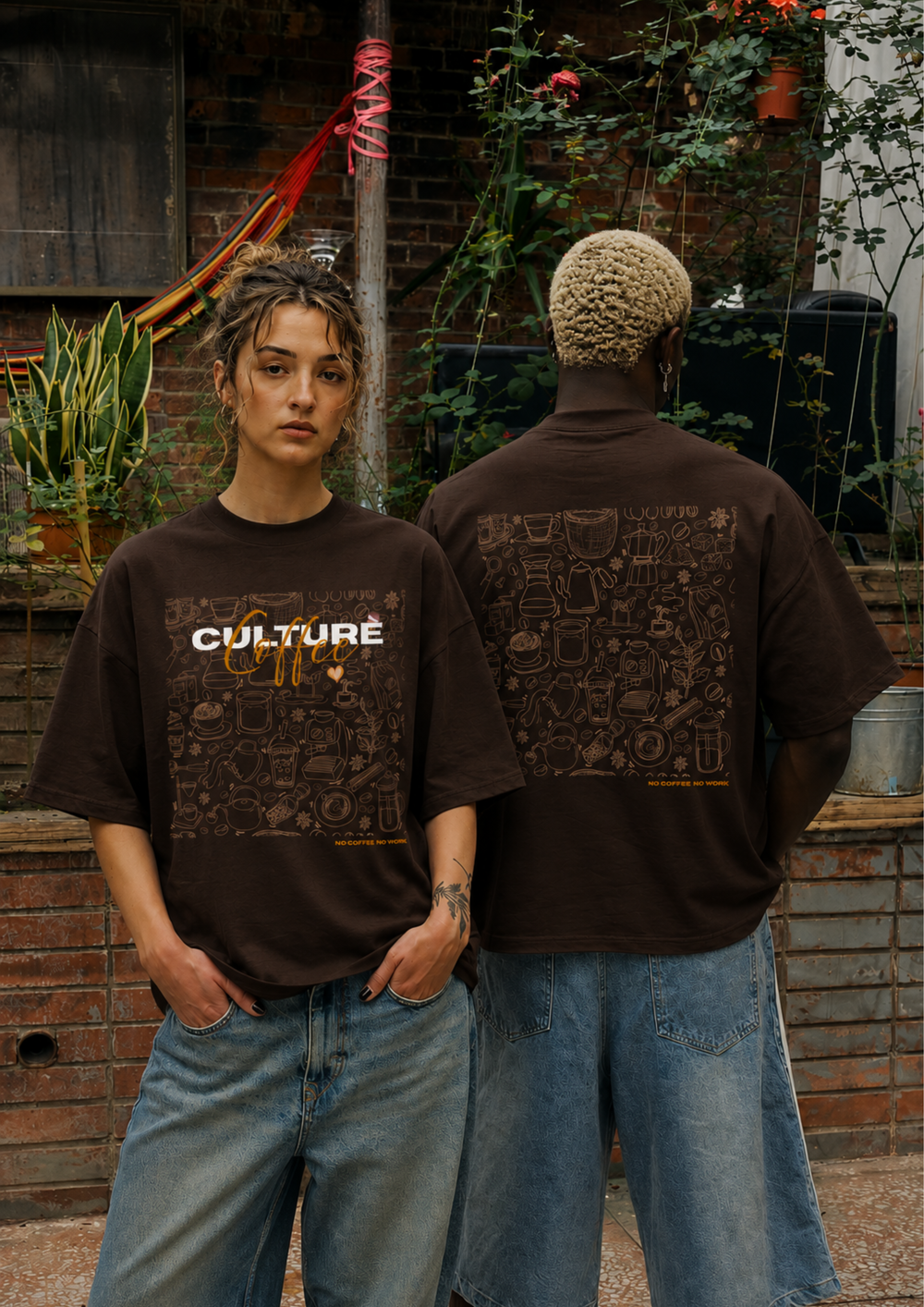 COFFEE CULTURE - VELORIN PARIS OVERSIZED T-SHIRT