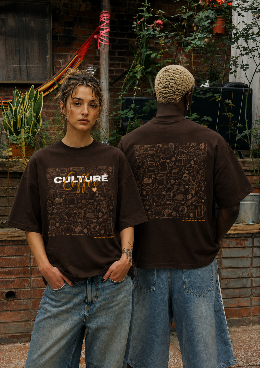 COFFEE CULTURE - VELORIN PARIS OVERSIZED T-SHIRT
