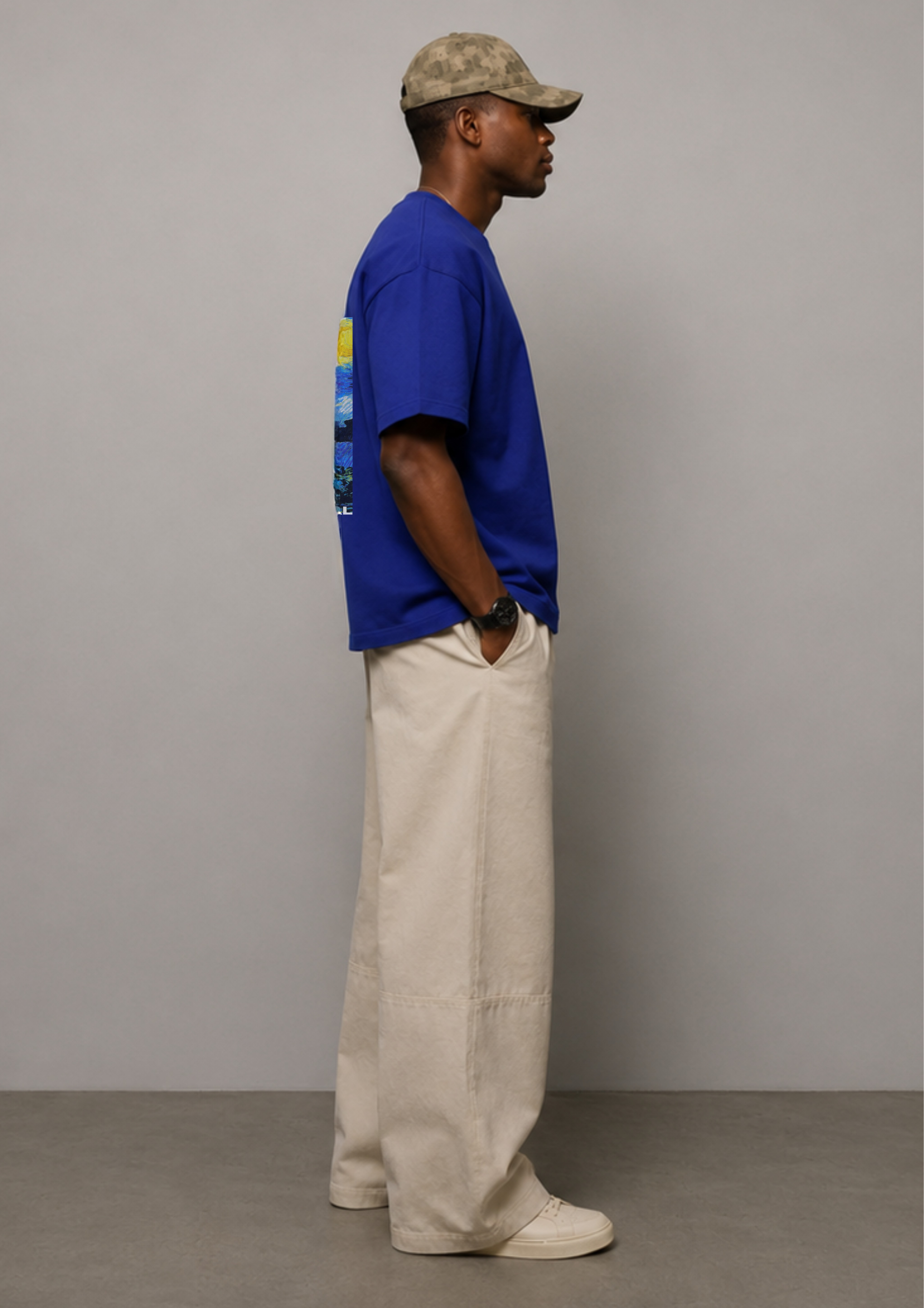 MIDNIGHT THOUGHTS - VELORIN PARIS OVERSIZED T-SHIRT