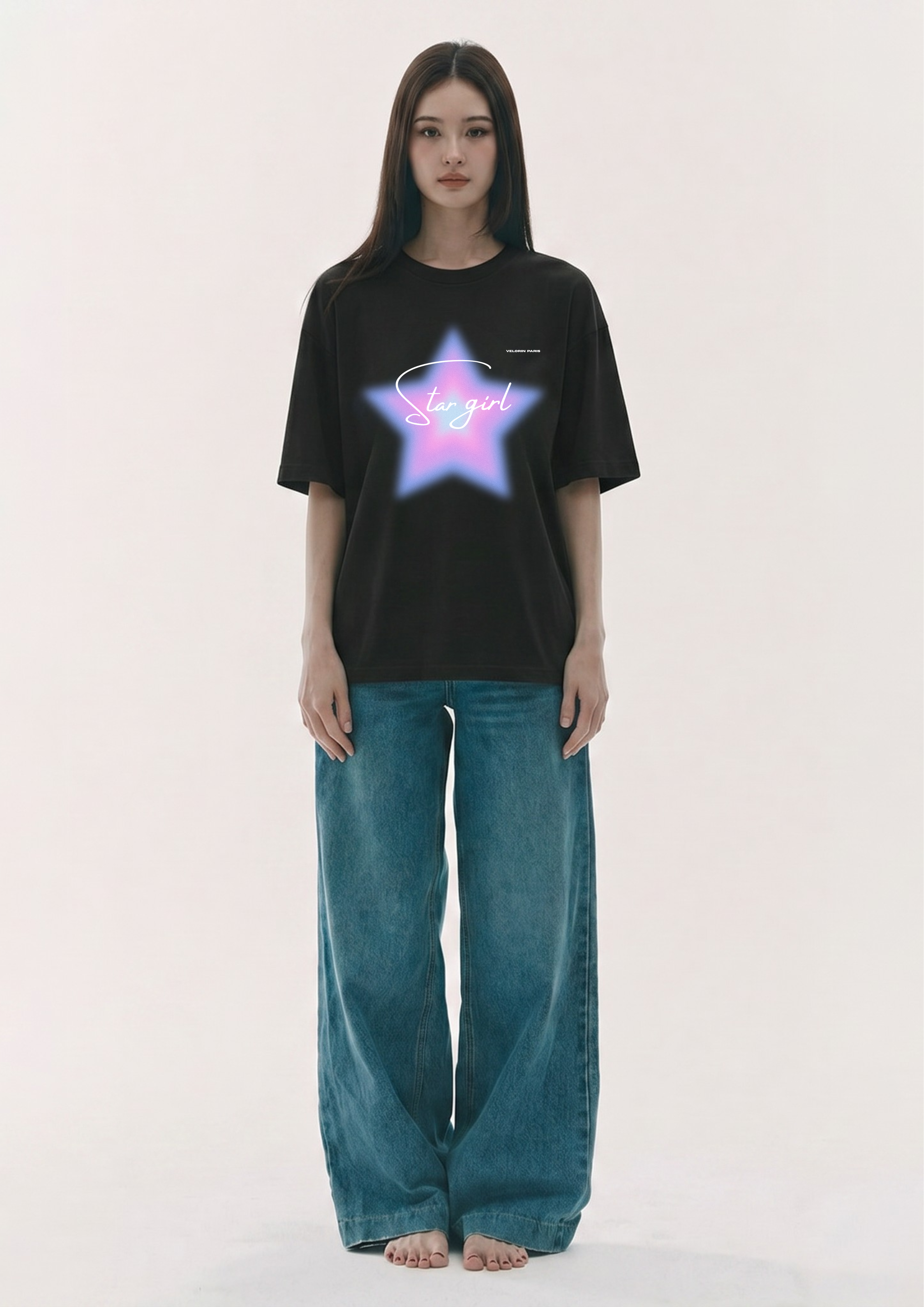 STAR GIRL - VELORIN PARIS OVERSIZED T-SHIRT