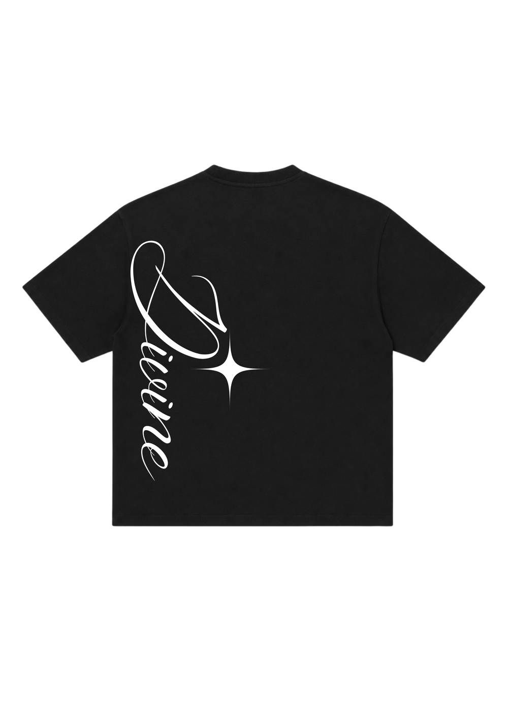 DIVINE - VELORIN PARIS BLACK OVERSIZED T-SHIRT