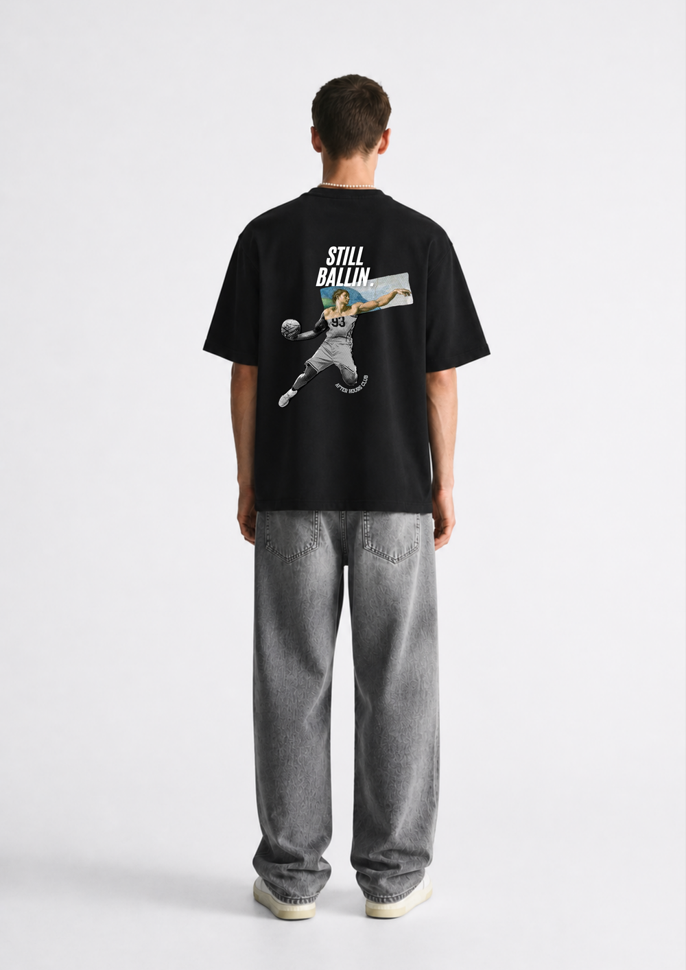 STILL B-ALL-IN  VELORIN PARIS OVERSIZED T-SHIRT