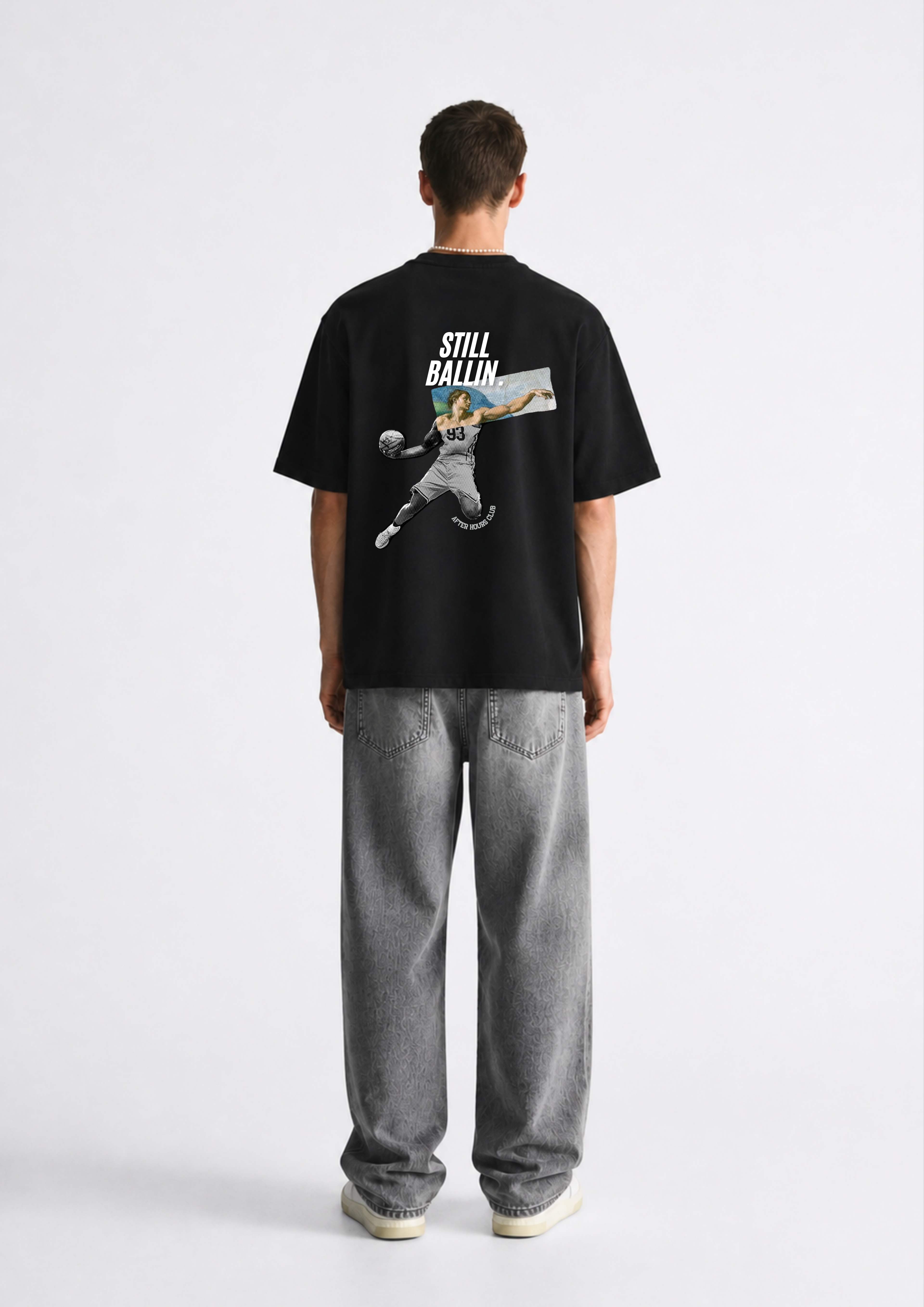 STILL B-ALL-IN  VELORIN PARIS OVERSIZED T-SHIRT