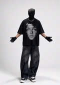 BLACKOUT VISION - VELORIN PARIS BLACK OVERSIZED T-SHIRT