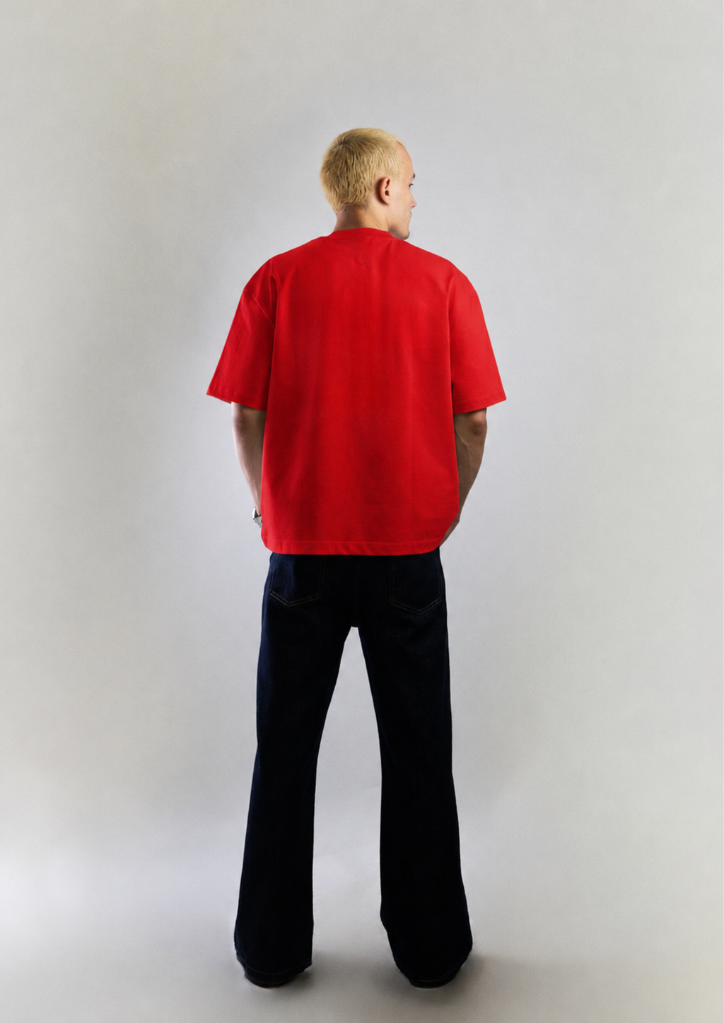 Supreme Mentality - VELORIN PARIS RED OVERSIZED T-SHIRT
