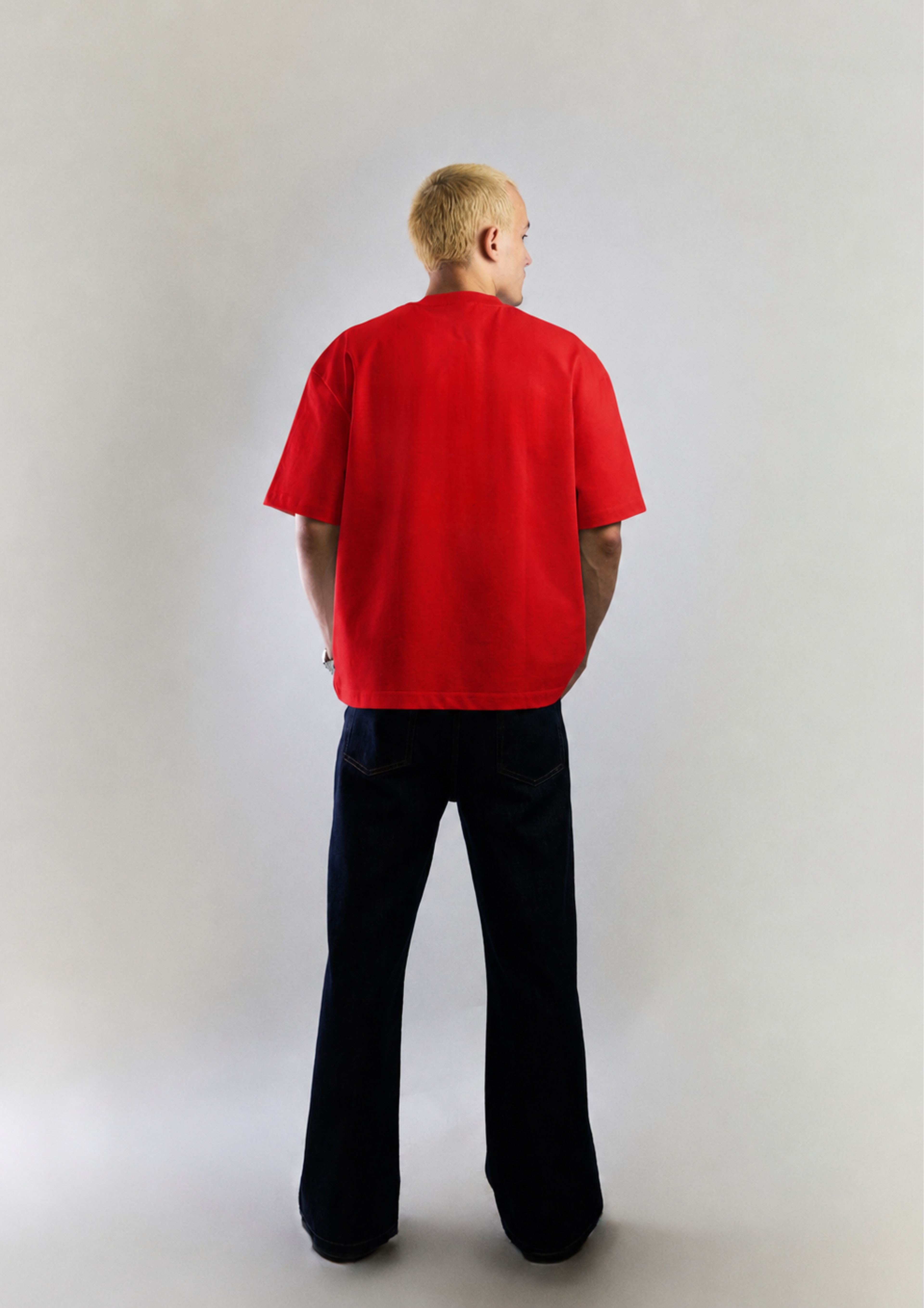 Supreme Mentality - VELORIN PARIS RED OVERSIZED T-SHIRT