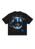 CLASSIC RIDER- VELORIN PARIS BLACK OVERSIZED T-SHIRT