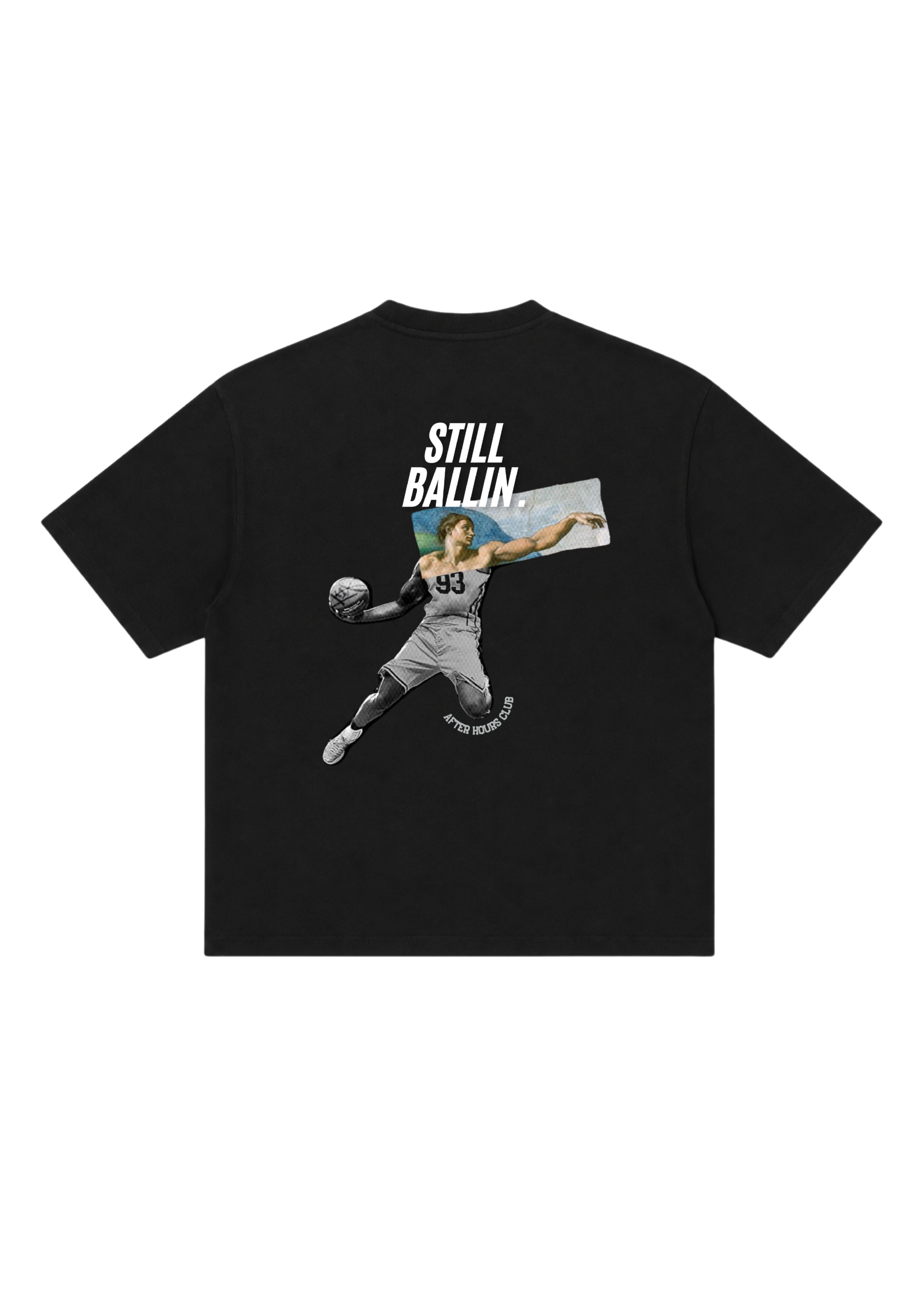 STILL B-ALL-IN  VELORIN PARIS OVERSIZED T-SHIRT