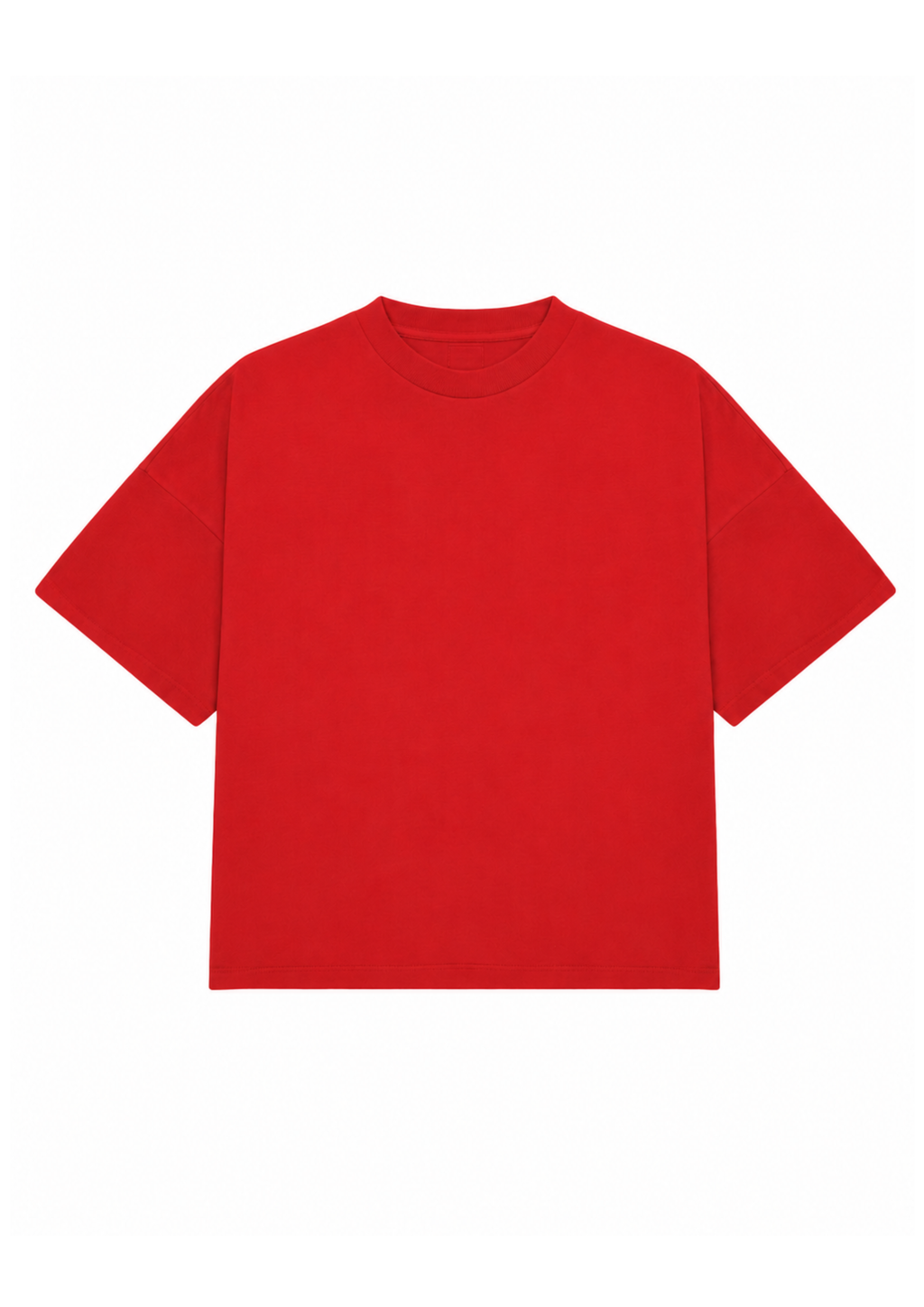 RETRO CLUB - VELORIN PARIS RED OVERSIZED T-SHIRT