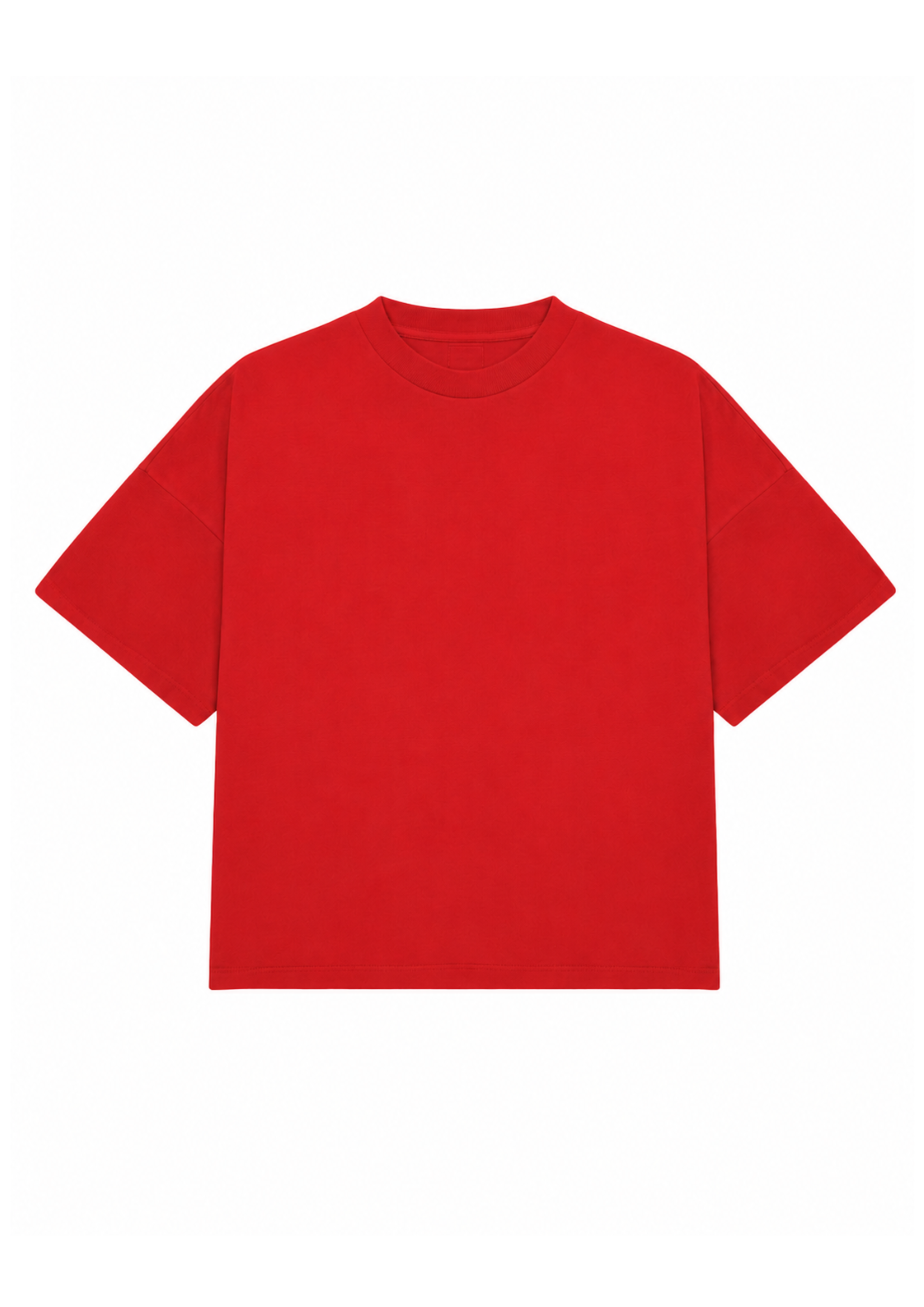 RETRO CLUB - VELORIN PARIS RED OVERSIZED T-SHIRT