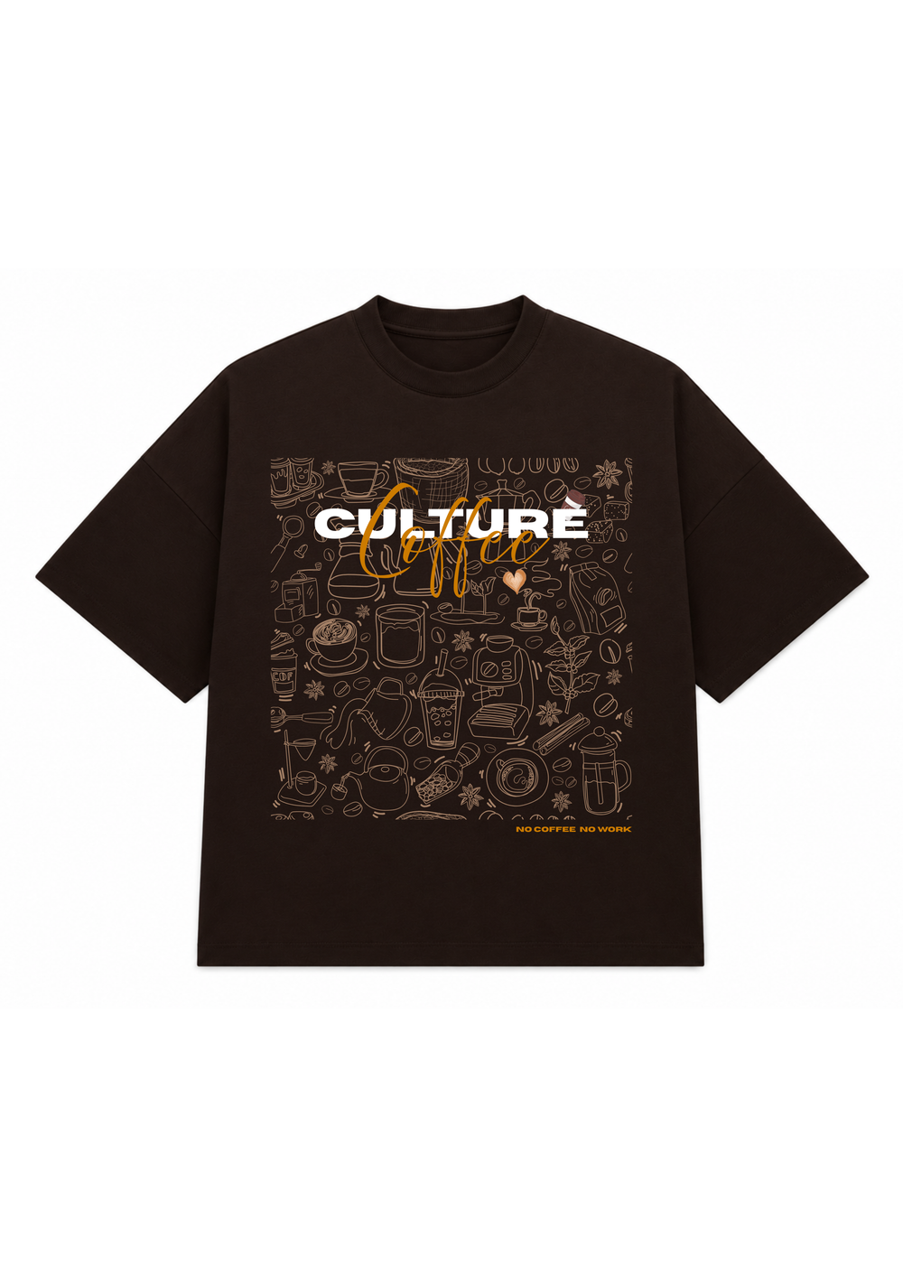 COFFEE CULTURE - VELORIN PARIS OVERSIZED T-SHIRT