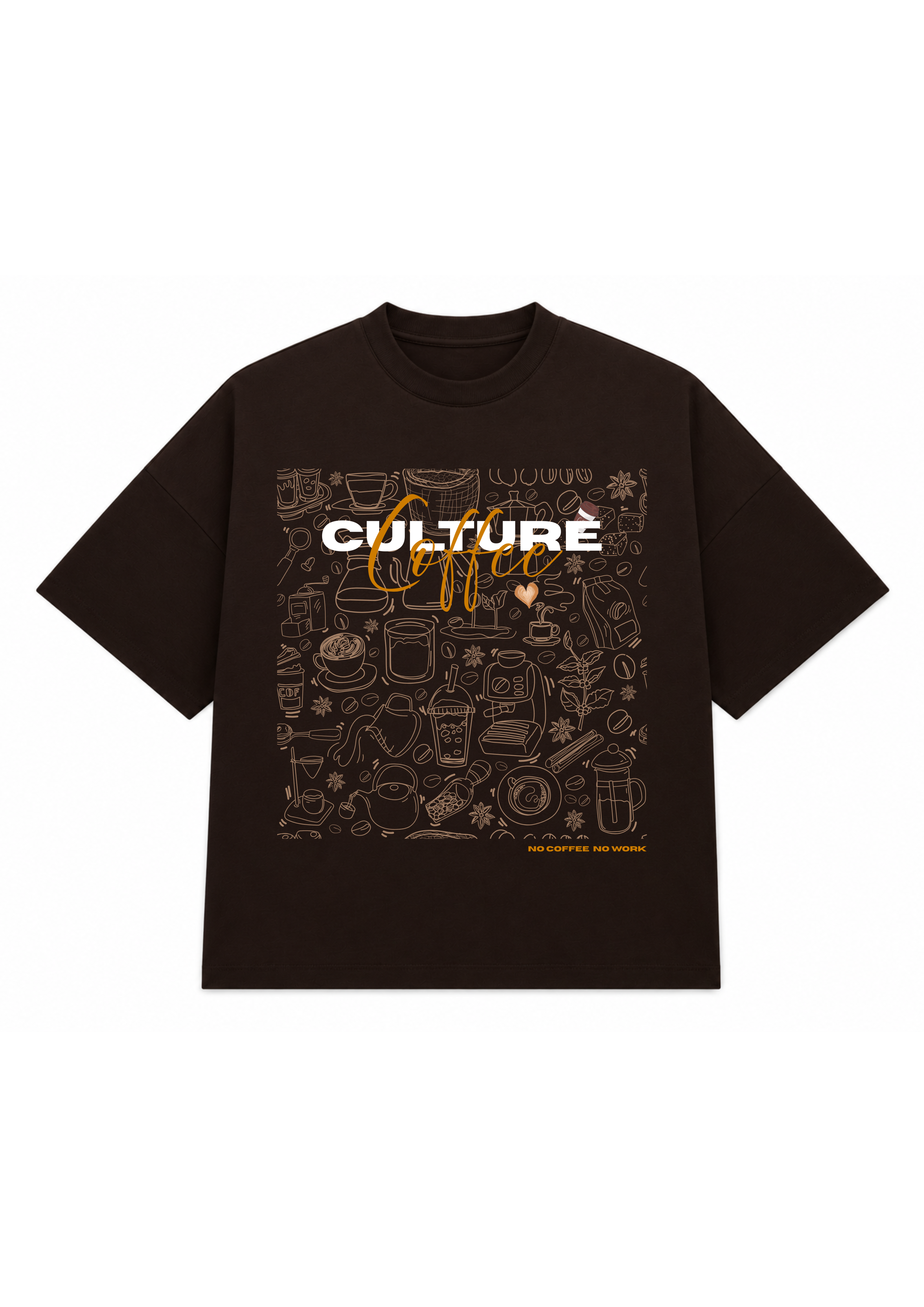 COFFEE CULTURE - VELORIN PARIS OVERSIZED T-SHIRT