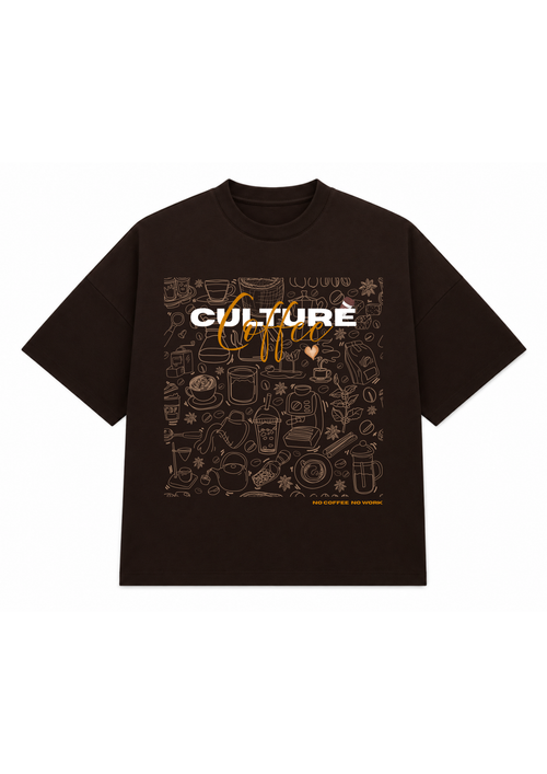 COFFEE CULTURE - VELORIN PARIS OVERSIZED T-SHIRT