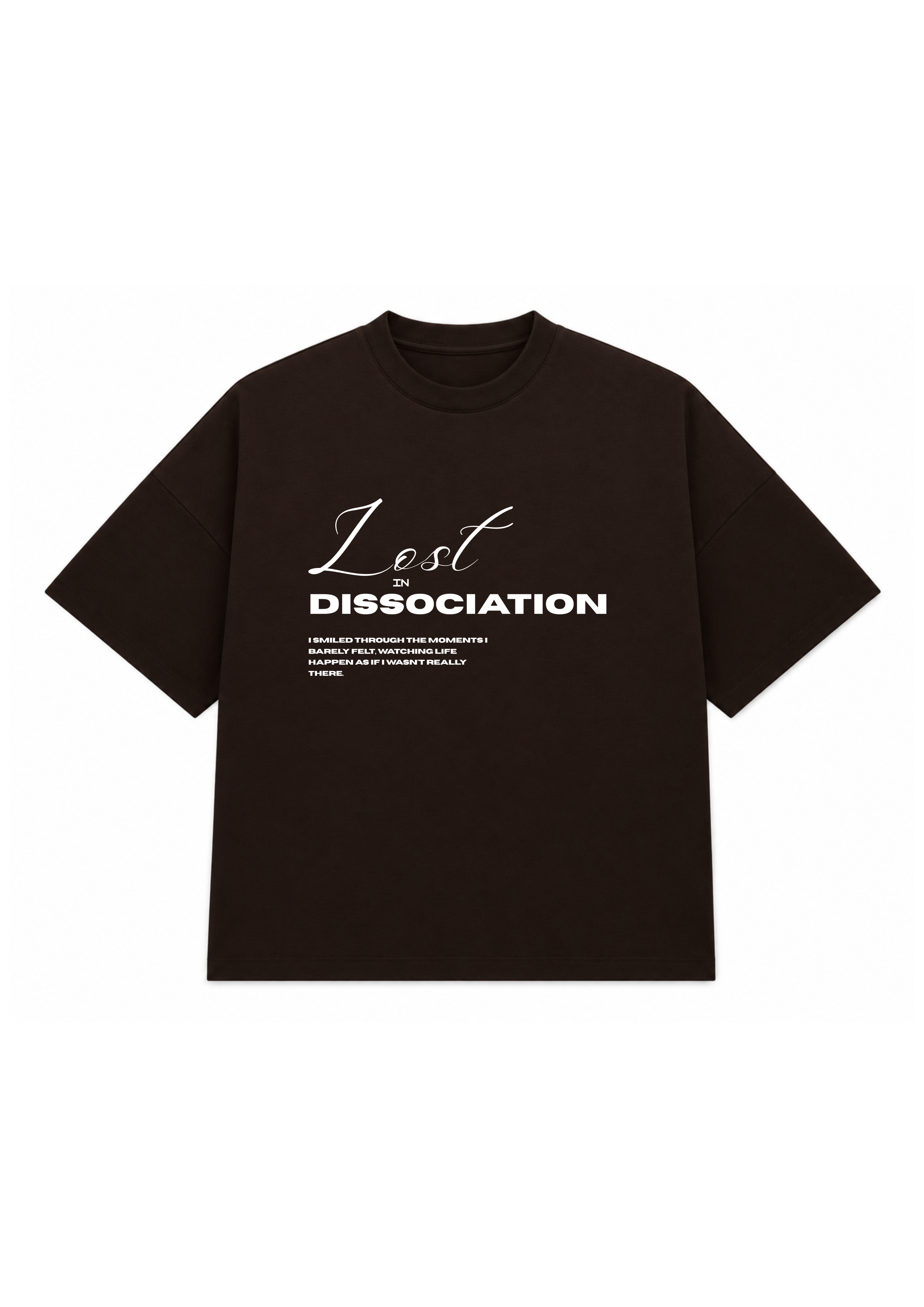 LOST IN Dissociation  - VELORIN PARIS OVERSIZED T-SHIRT