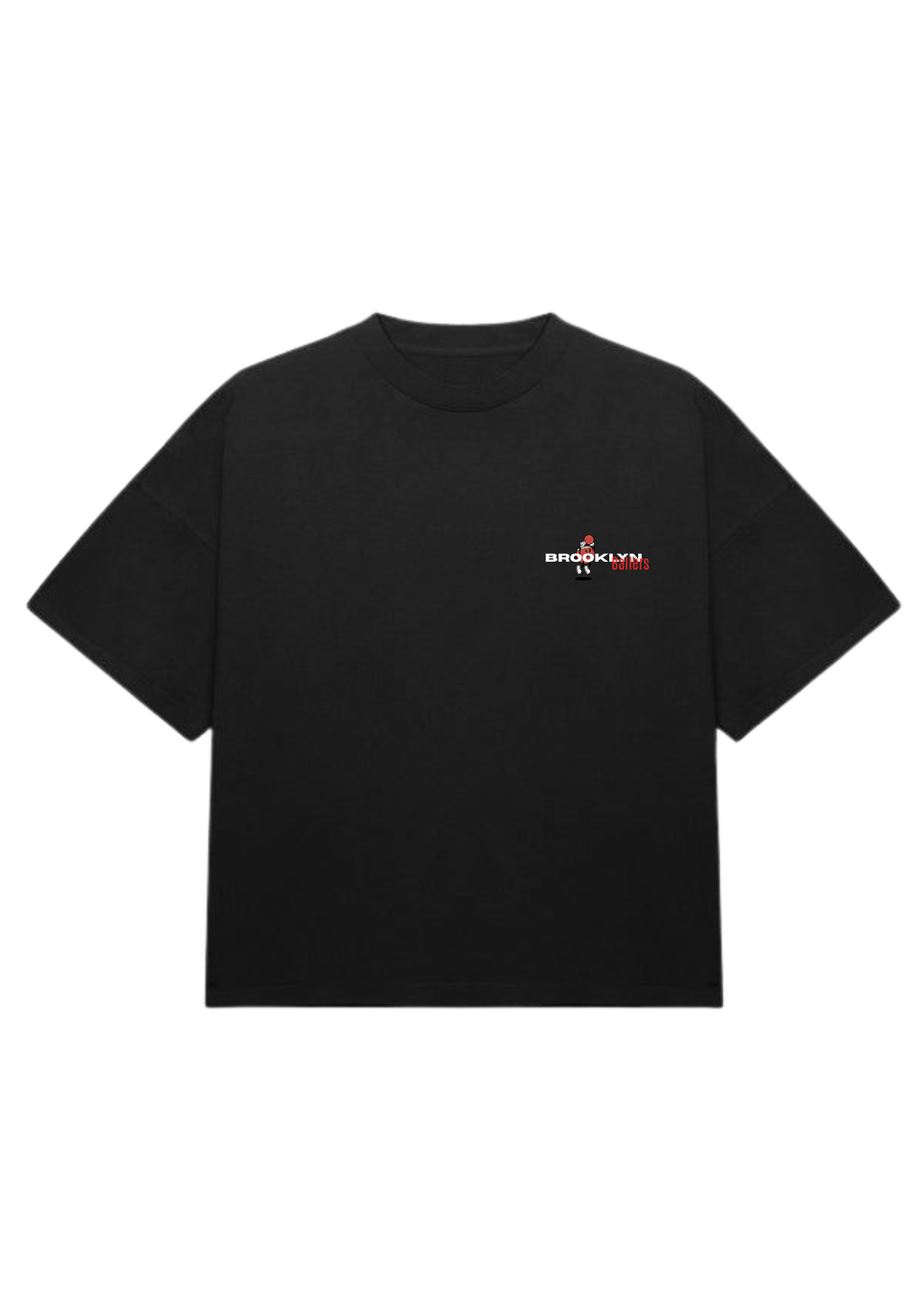 PLAY HARD - VELORIN PARIS BLACK OVERSIZED T-SHIRT
