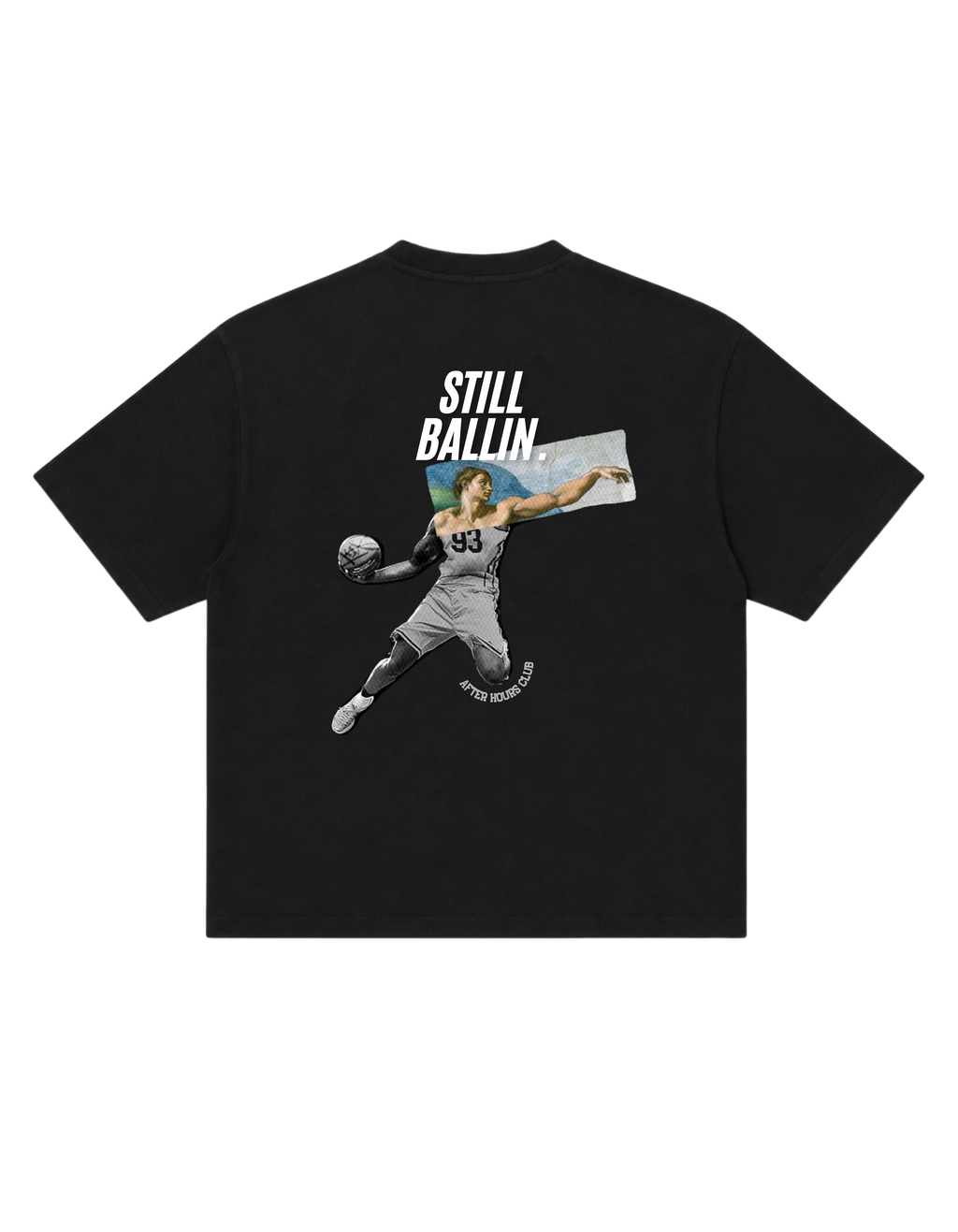 STILL B-ALL-IN  VELORIN PARIS OVERSIZED T-SHIRT